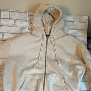 Brandy Melville Hoodie with zipper.